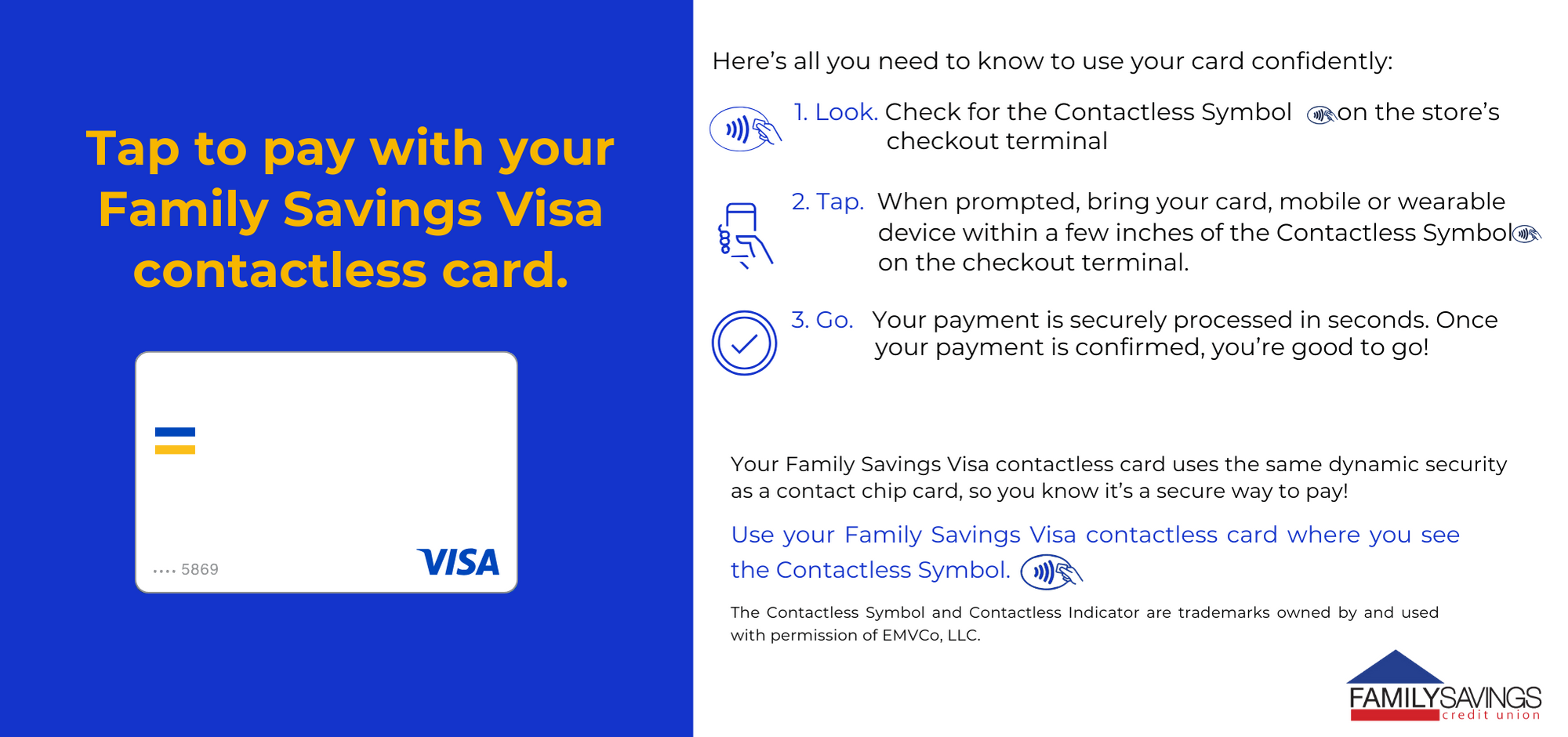 Unlock Convenience and Savings with the Family Savings Visa Contactless Card